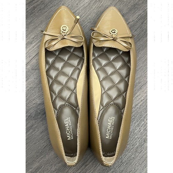 Michael Kors Leather Nancy Pointed Toe Ballet Flat Loafers Women’s Size 7.5 New - Picture 4 of 9